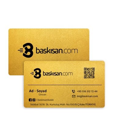 Gold Metal Kartvizit