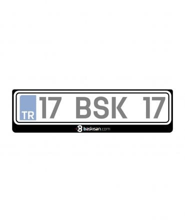 Baskılı Plakalık
